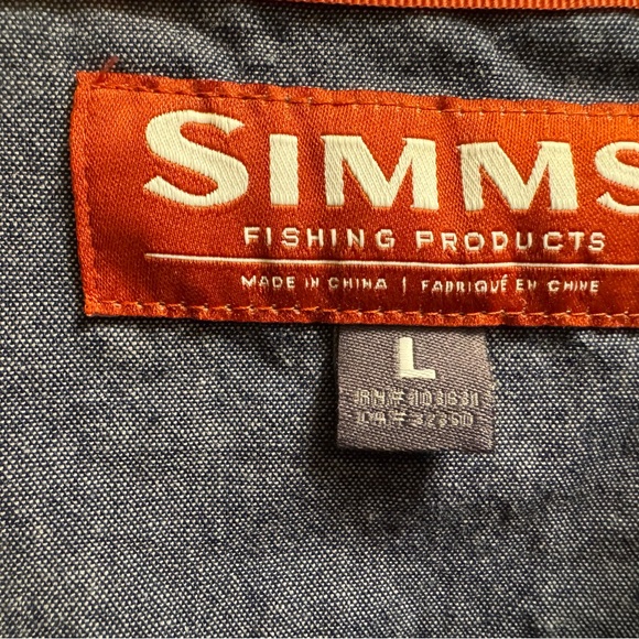 SIMMS men’s ls pearl snap - Picture 2 of 3